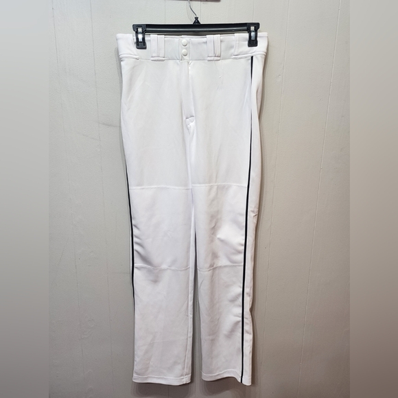 Easton Baseball Pants Medium White Black Trim Softball Athletic‎ C201 - Picture 1 of 5